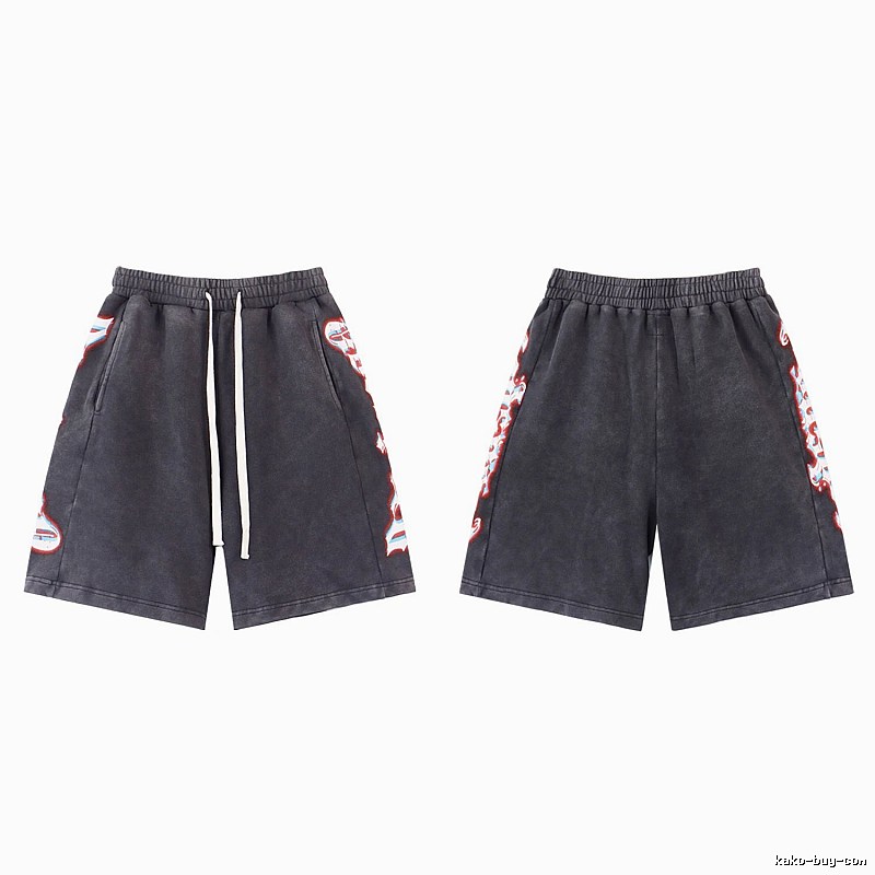 Godspeed Printed Street Style Charcoal Black Shorts