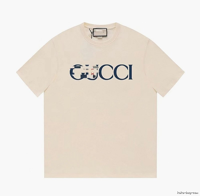 Gucci Classic Printed Casual Style Off-white Short Sleeve T-Shirt