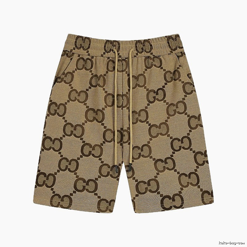 Gucci Double G Brown Retro Shorts