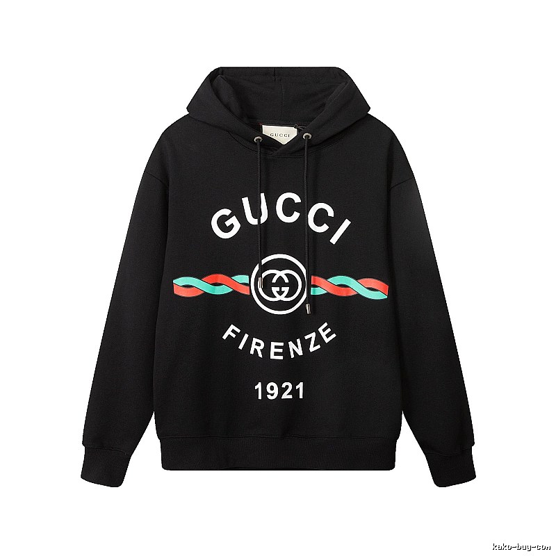Gucci Hoodie with Black Hoodie with Gucci Firenze