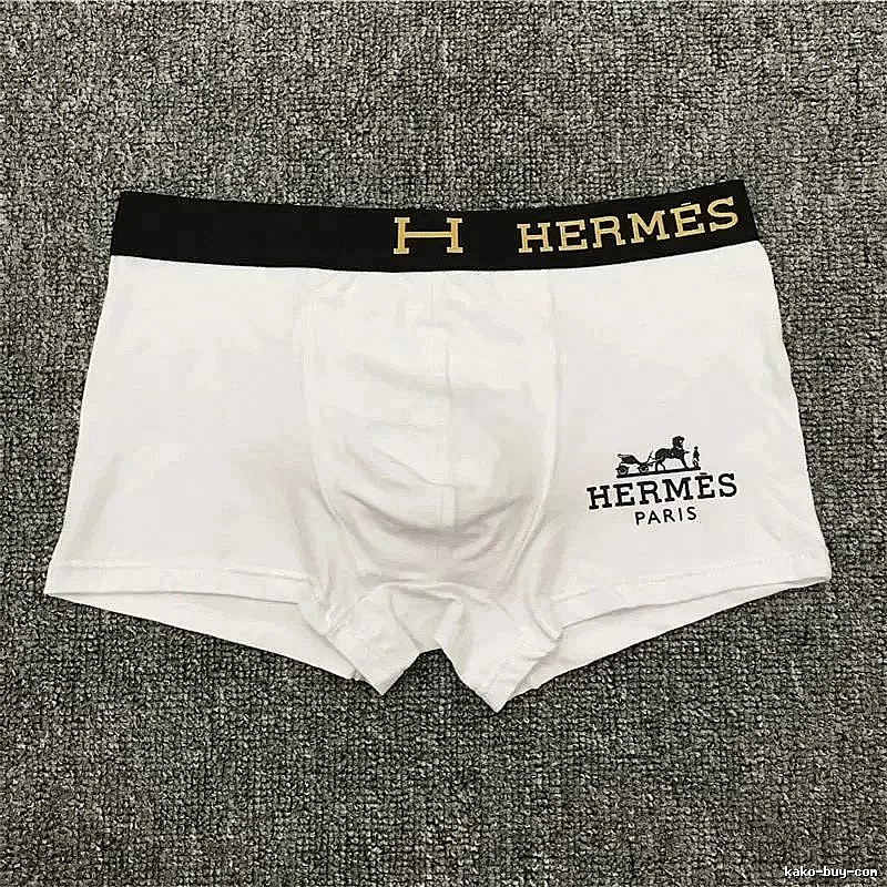 Hermes Travel Logo boxer briefs Black Boxer Briefs with Modern Look