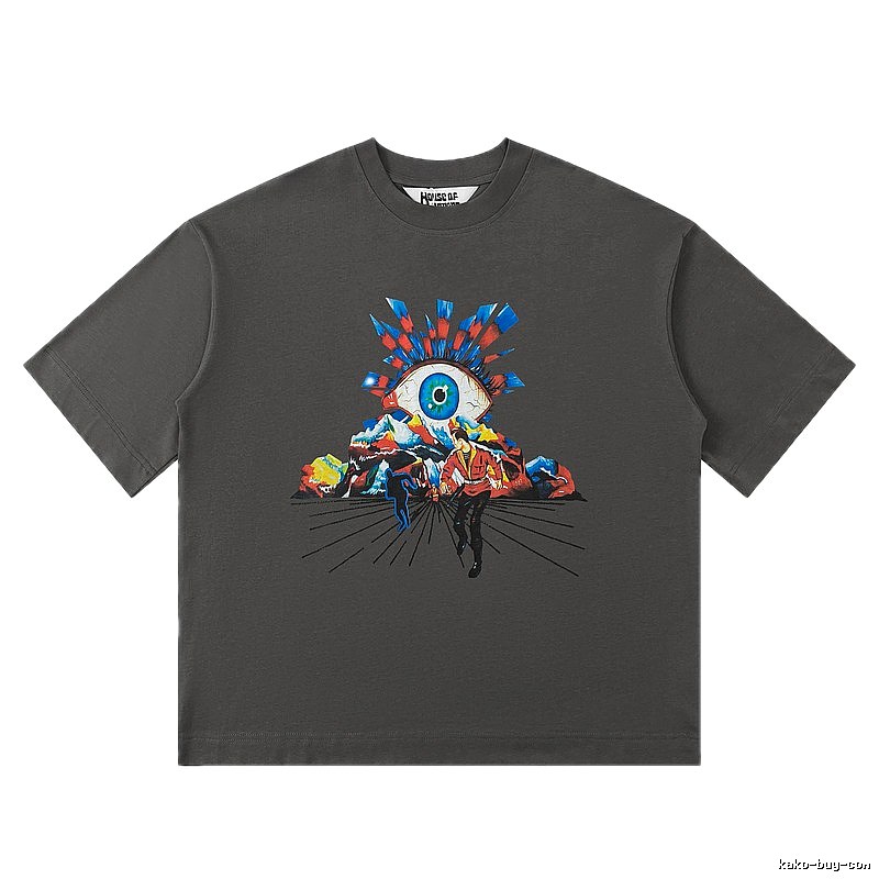 House of Errors Grotesque Style Gray T-shirt
