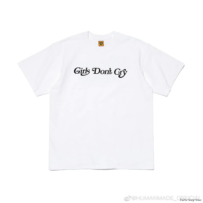 HUMAN MADE Co-branded Japanese Streetwear White Printed T-Shirt