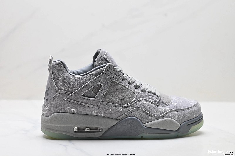 Jordan 4 Retro Style Grey Shoes