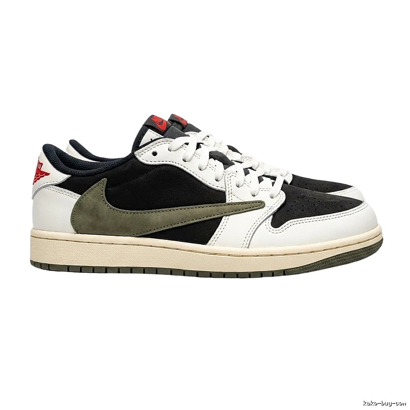 Jordan AJ1 Black and White Retro Sneakers