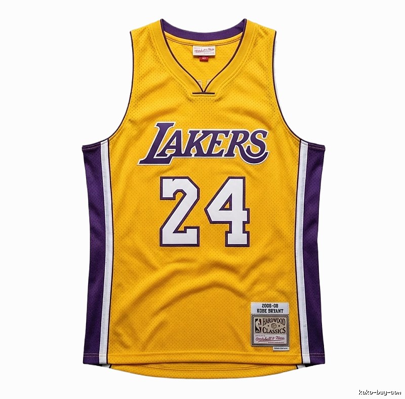 Kobe Kobe No. 24 yellow jersey