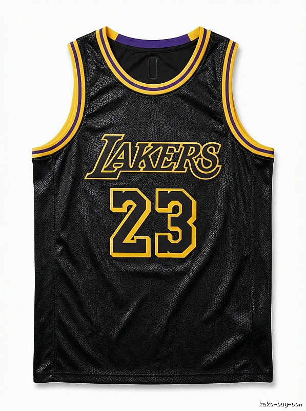 LBJ Lakers retro-style jersey
