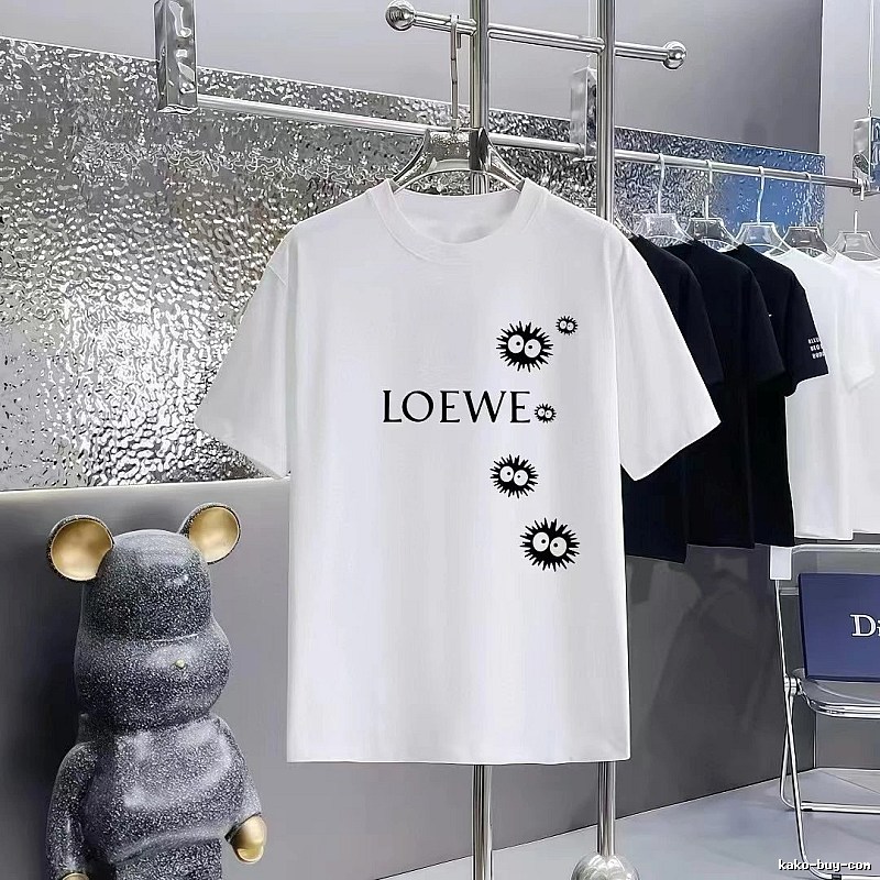 LOEWE Elf Co-branded Trendy Style White T-Shirt