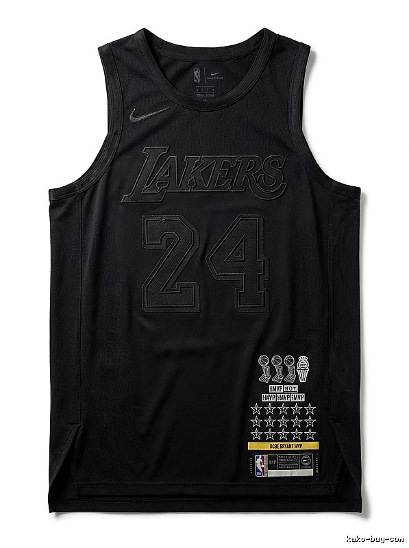 Los Angeles Lakers No. 24 black vest