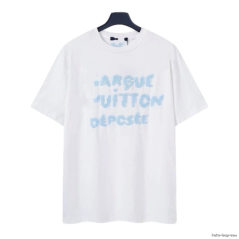 Louis Vuitton Pixel Collection Trendy Style White T-Shirt