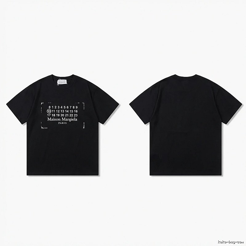 Maison Margiela Digital Style Black T-shirt