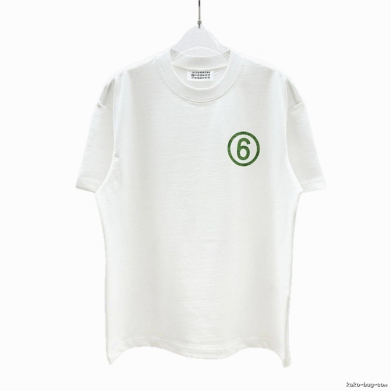 Maison Margiela MM6 Minimalist Style White T-Shirt