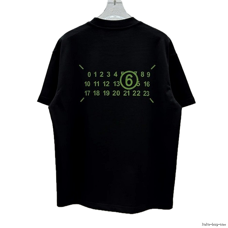 Maison Margiela MM6 Street Style Black T-Shirt