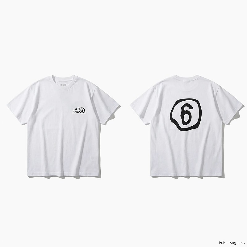 Maison Margiela white T-shirt with digital printing