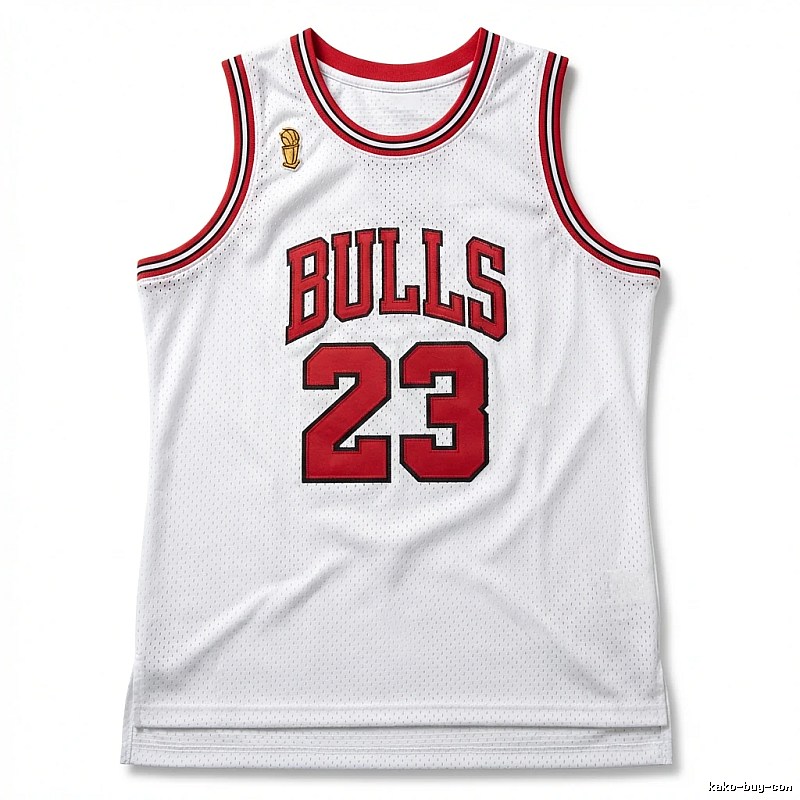 Michael Jordan retro-style white jersey