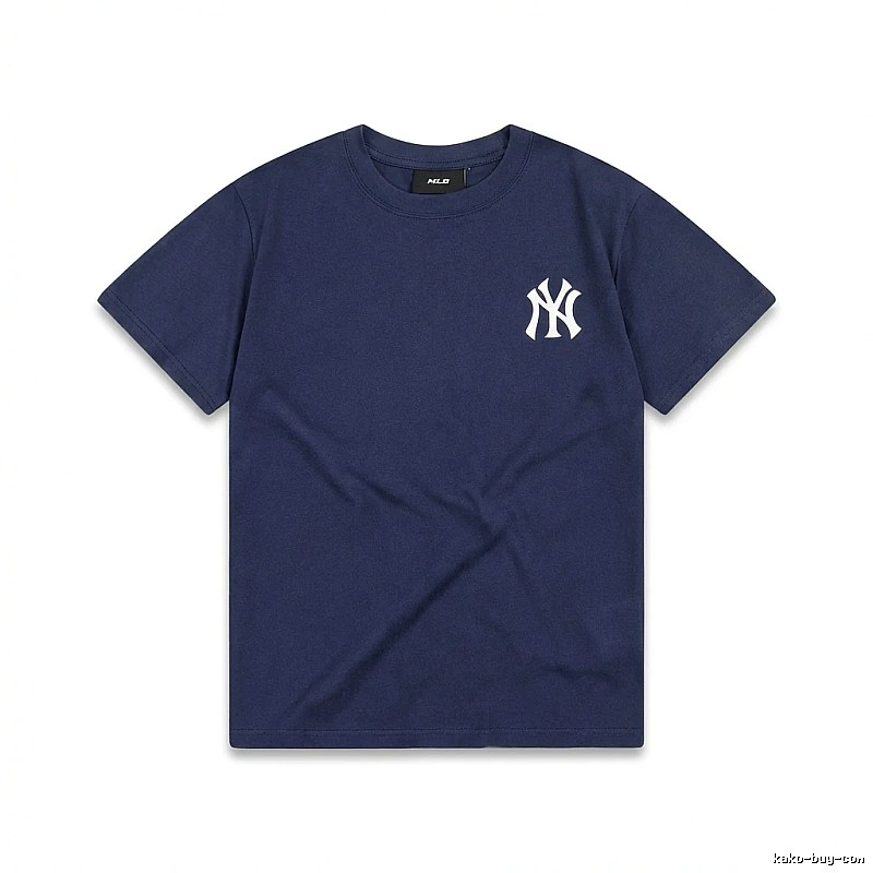 MLB Classic Simple Style Navy Blue T-shirt