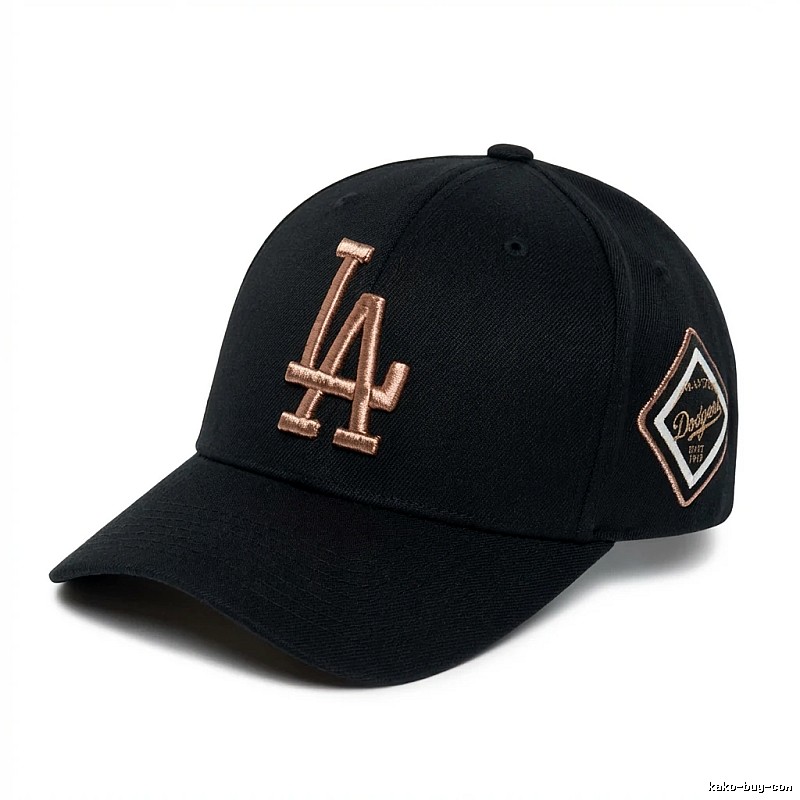 MLB Dodgers retro black hat