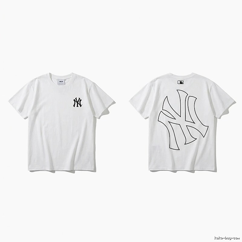 MLB New York Yankees minimalist style white T-shirt