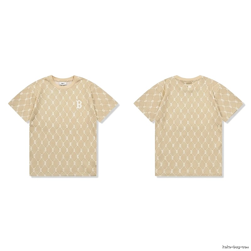 MLB Old Flower Style Beige T-shirt