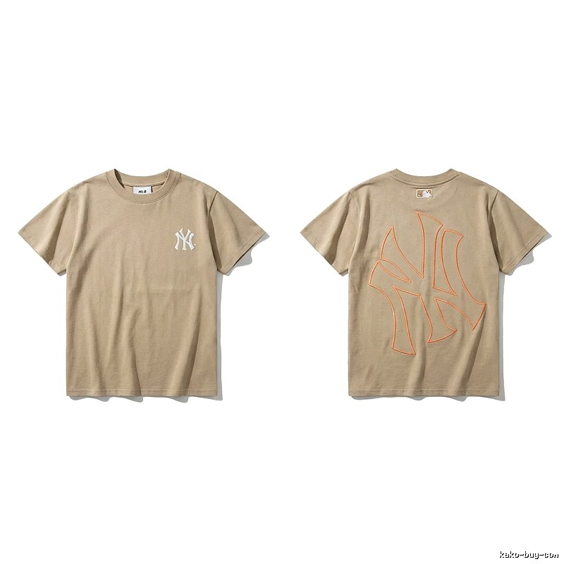 MLB retro style khaki T-shirt