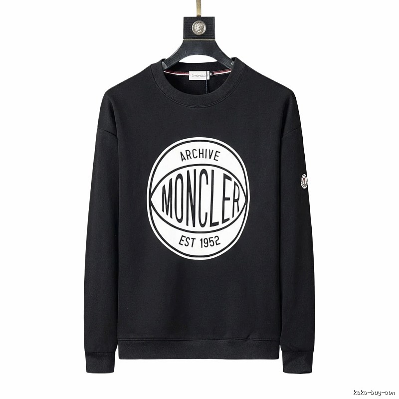 Moncler Archive Retro Style Black Sweatshirt