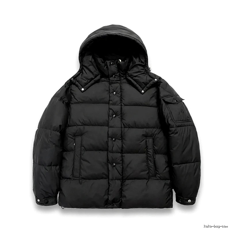 Moncler black trendy and cool down jacket