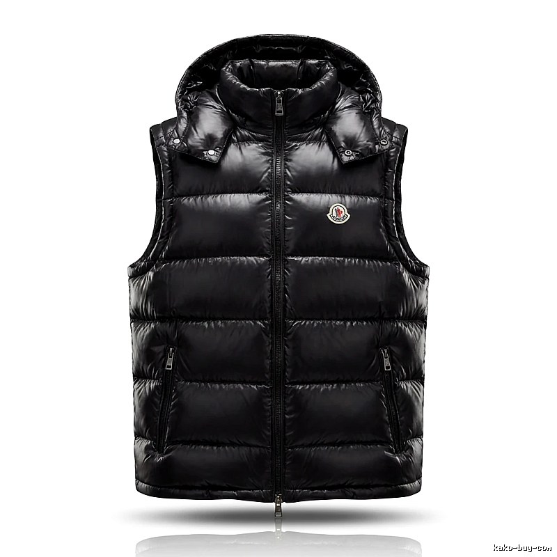Moncler Black Trendy and Cool Down Vest