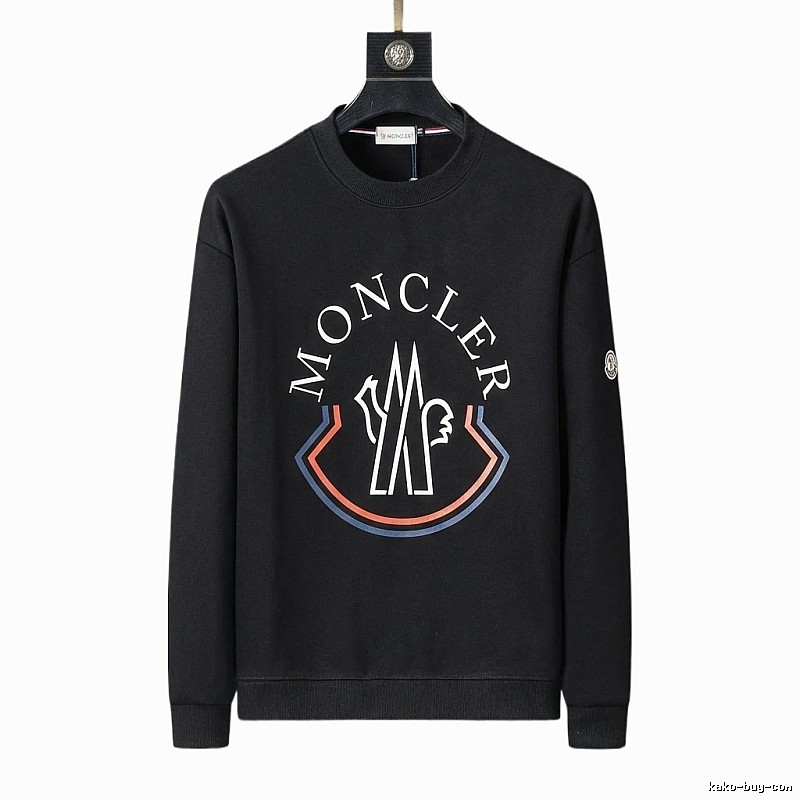 Moncler Classic and Stylish Black Sweatshirt
