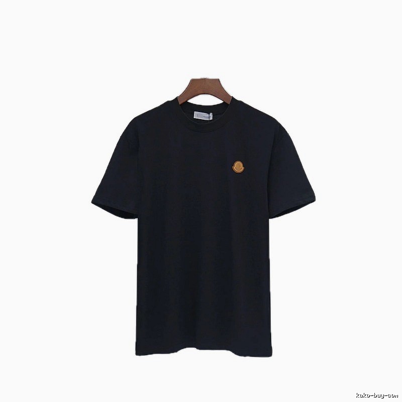 Moncler Classic Minimalist Style Black Short-sleeved T-shirt