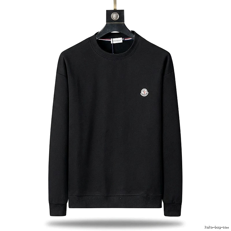 Moncler classic simple black sweatshirt