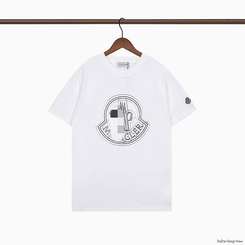 Moncler Logo Collection Trendy Style White T-Shirt