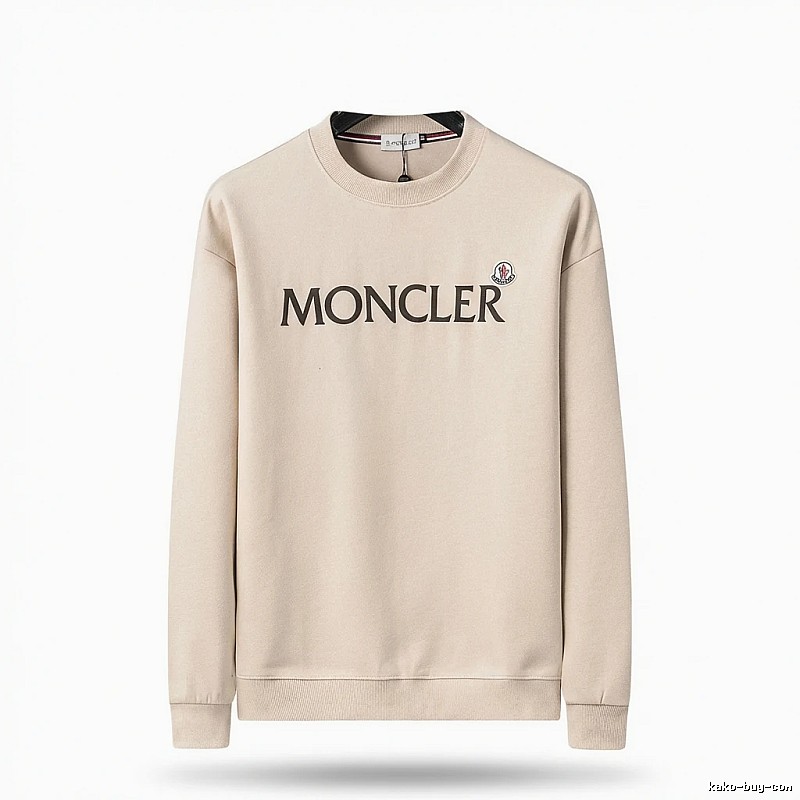 Moncler minimalist beige sweatshirt