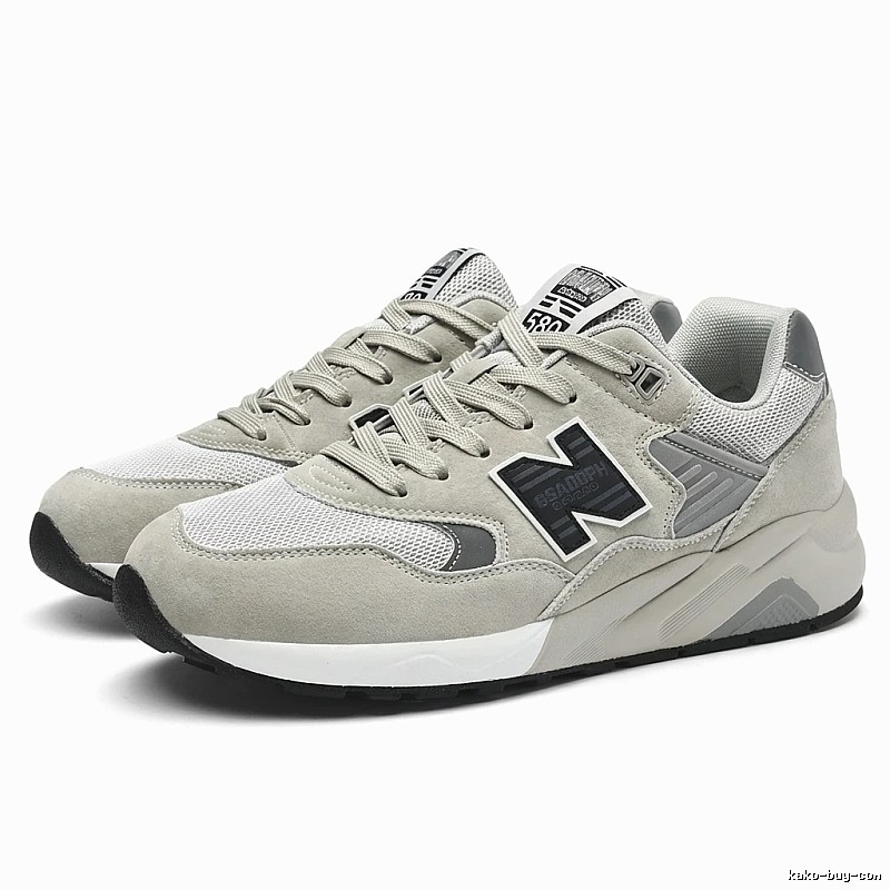 New Balance 580 retro style grey shoes