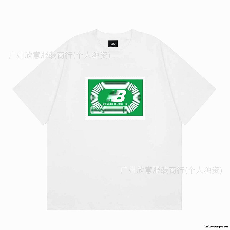 New Balance Printed Casual Style White T-Shirt