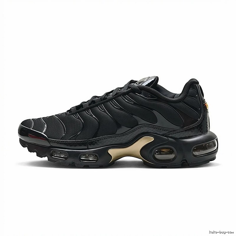 Nike Air Max 97 Black and Gold Trendy Shoes