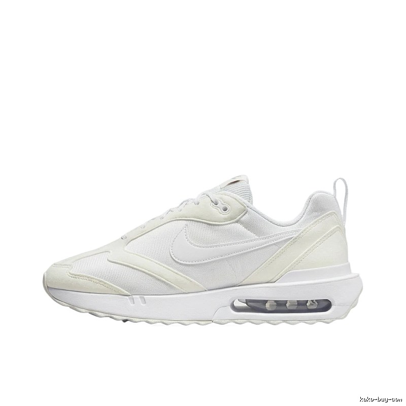 Nike Air retro-style white shoes