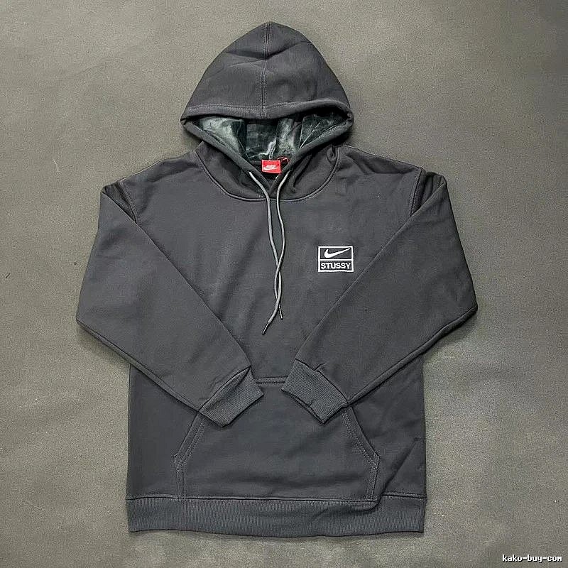 Nike Gray Zip Hoodie Smart Casual Swoosh