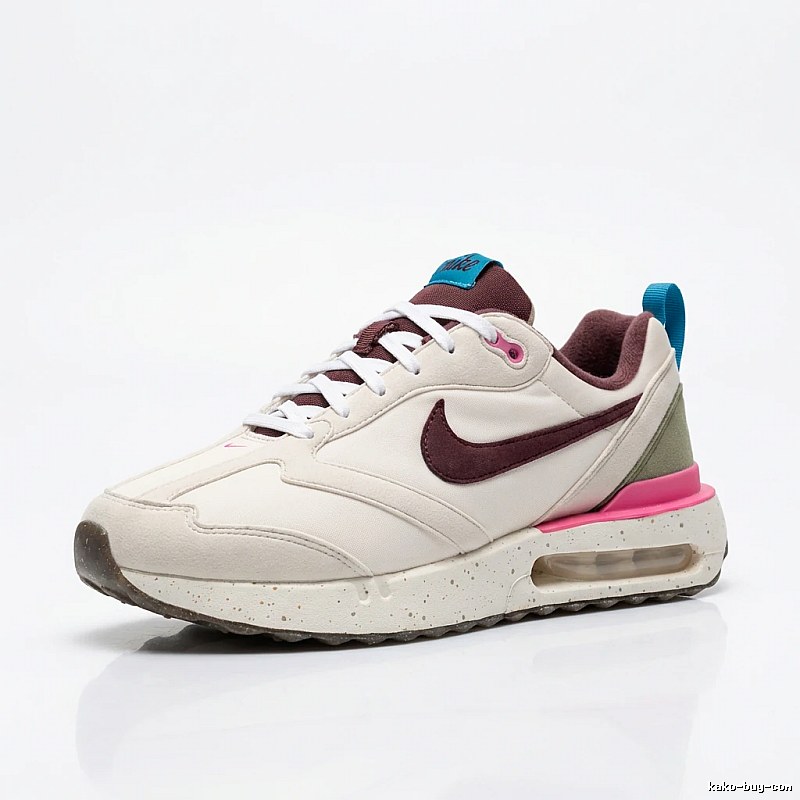 Nike retro white and brown sports shoes