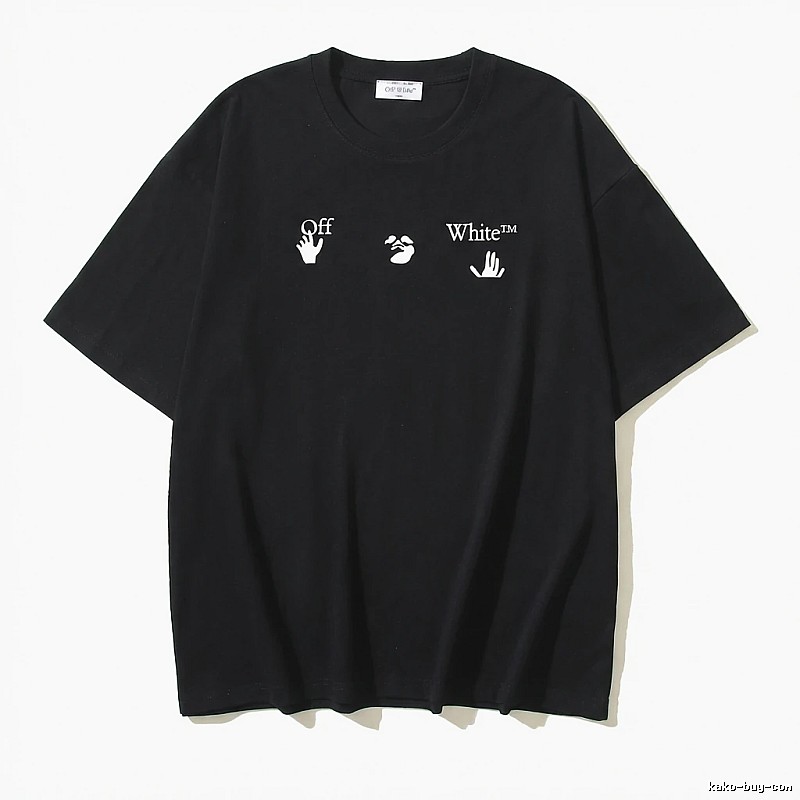 Off-White Gesture Print Style T-shirt