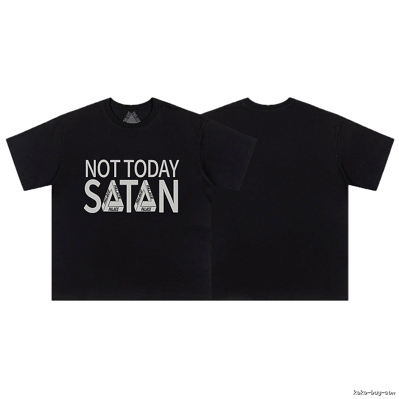 Palace Triangle Print Street Style Black T-Shirt