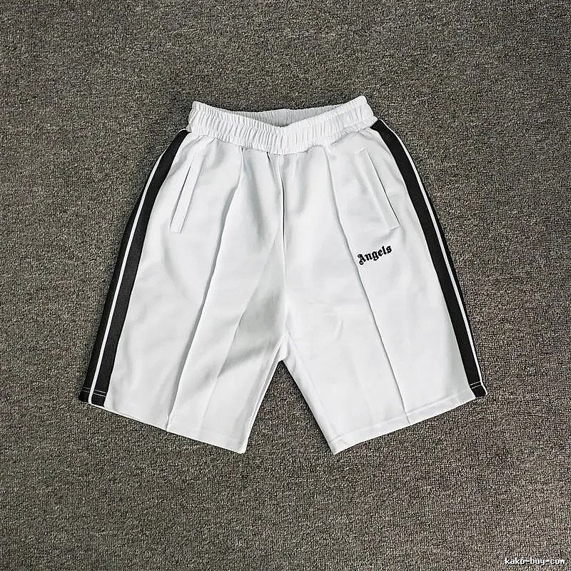 Palm Angels Casual Track shorts Black Side Stripe for Streetwear Looks
