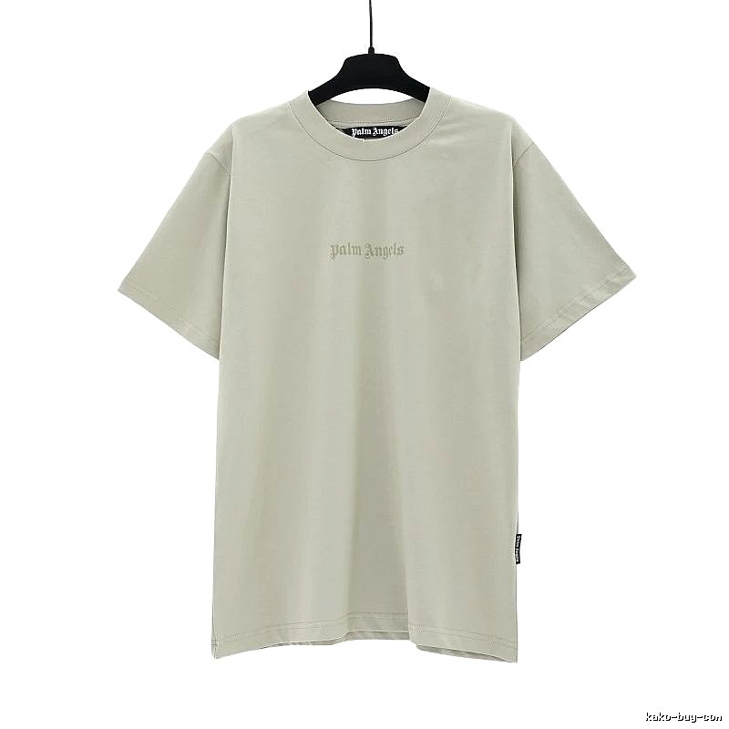 Palm Angels Logo Detail Logo T-shirt White Palm Tree with Relaxed Feel