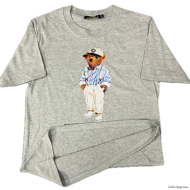 Ralph Lauren Bear Style Grey T-shirt
