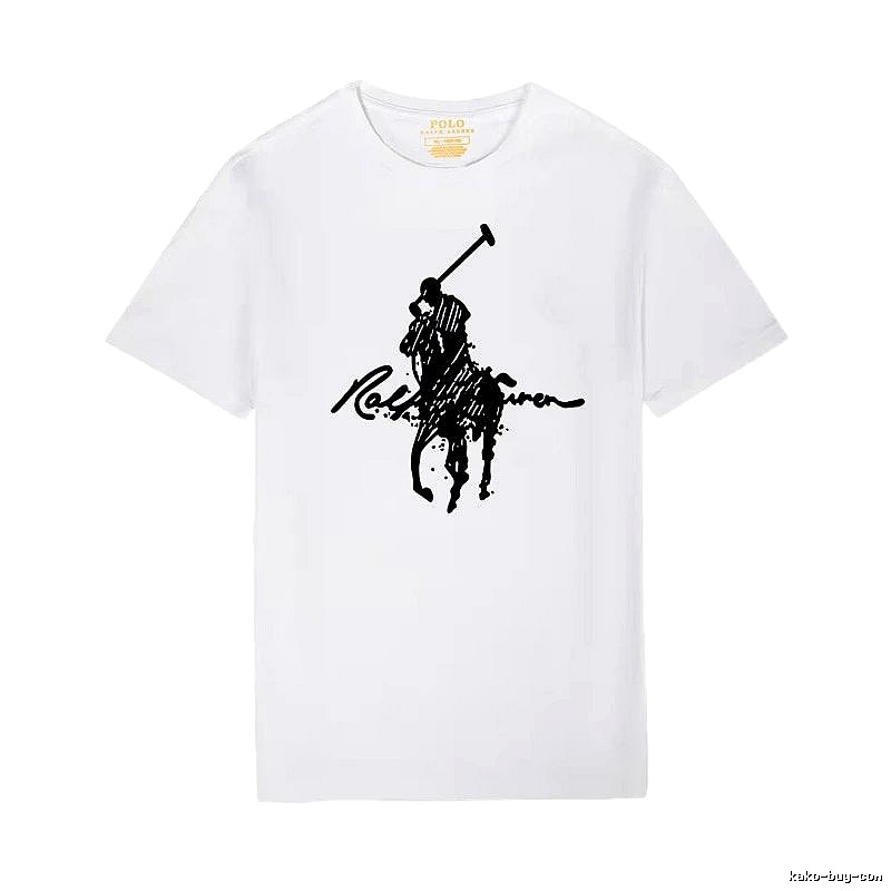 Ralph Lauren Polo-style white T-shirt
