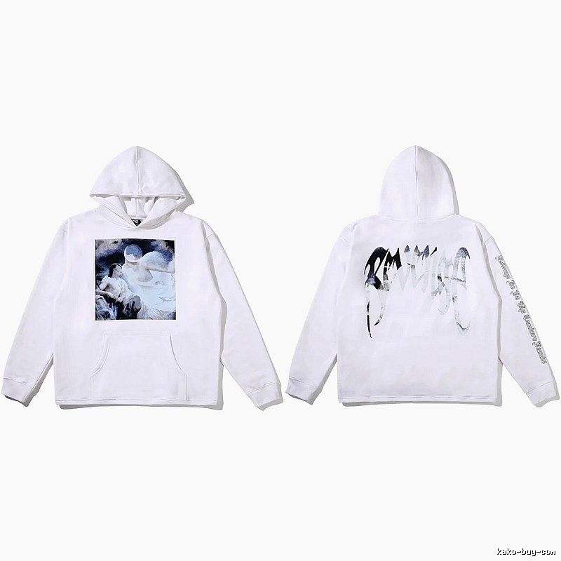 Revenge dark style white hoodie