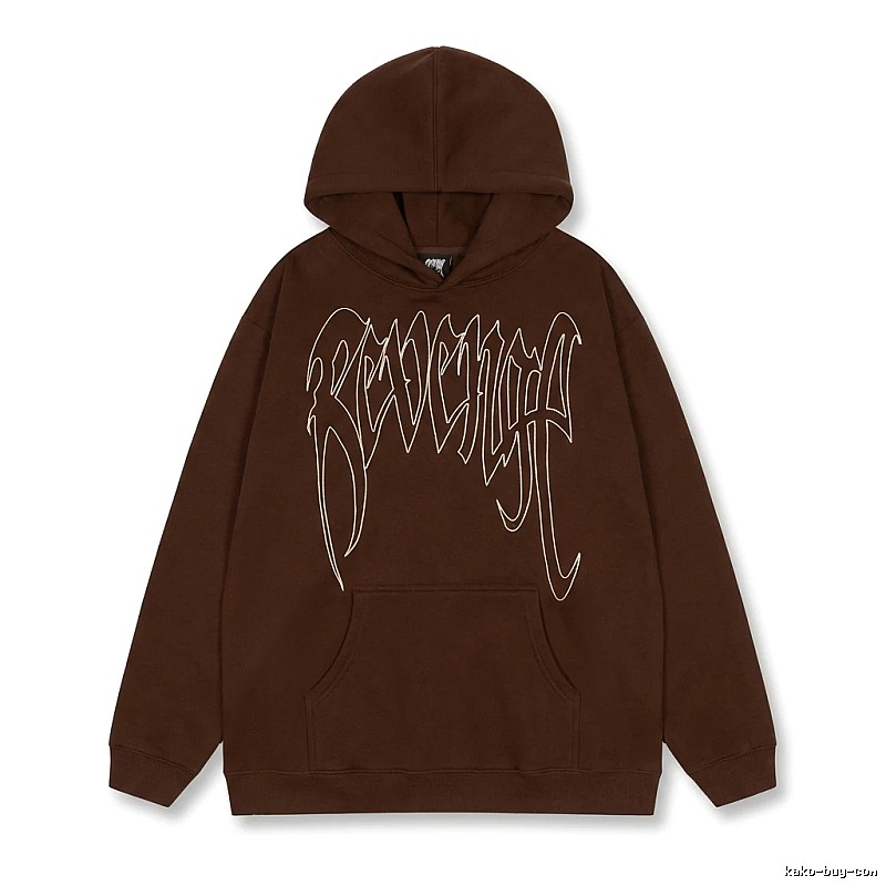 Revenge Gothic Style Dark Coffee Hoodie