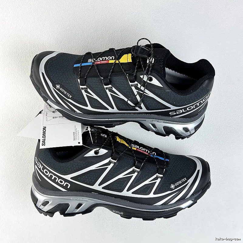Salomon Black Treaded Trail Sole Trail Sneakers