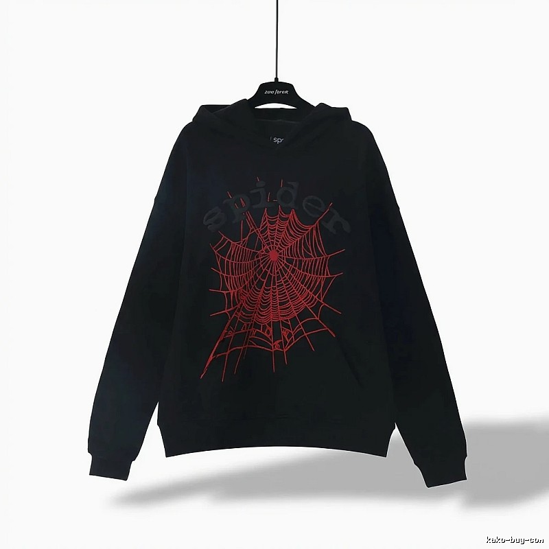Sp5der Spider Web Trendy Cool Black Sweatshirt