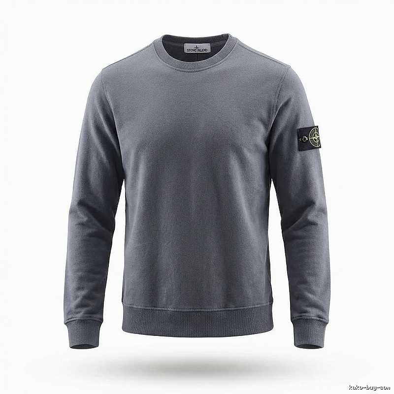 Stone Island basic grey sweatshirt