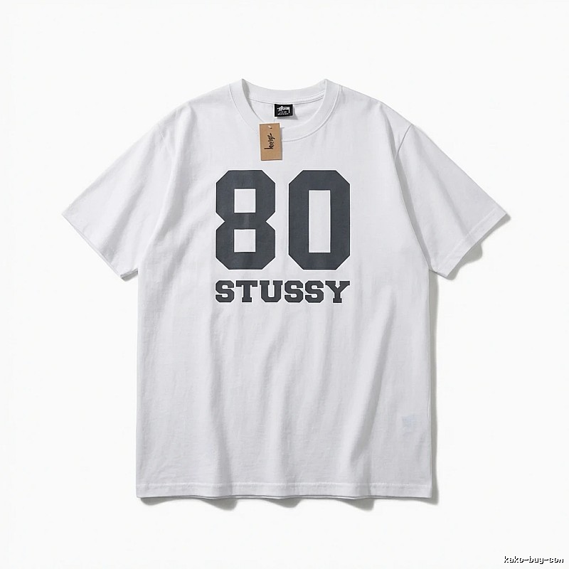Stussy 80 Series Simple White T-shirt